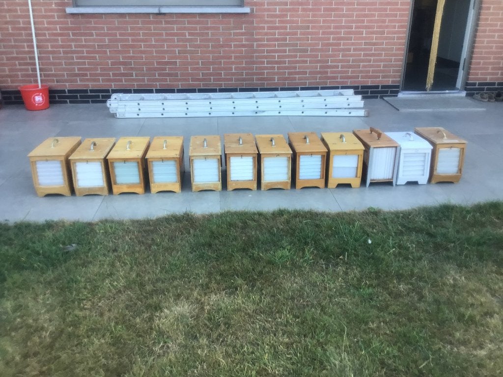 Vinkenkooien 15 € het stuk, Ophalen