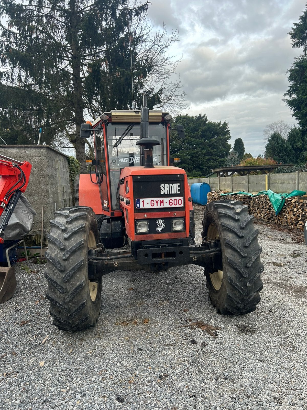 Tracteur same laser 110, Ophalen, Same