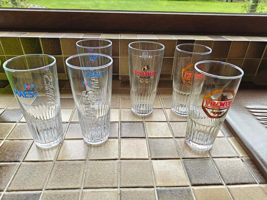 Glazen Primus en Maes - 1 euro per stuk, Ophalen