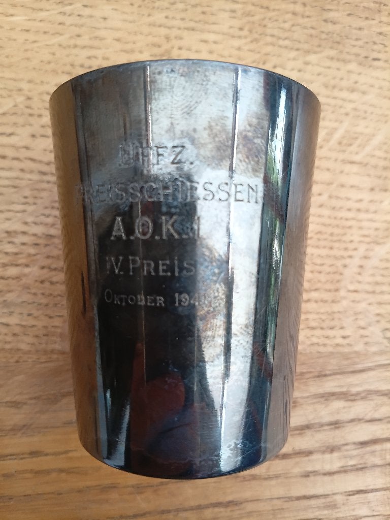 zilveren bekertje WO 2, Enlèvement, Armée de terre, Autres types