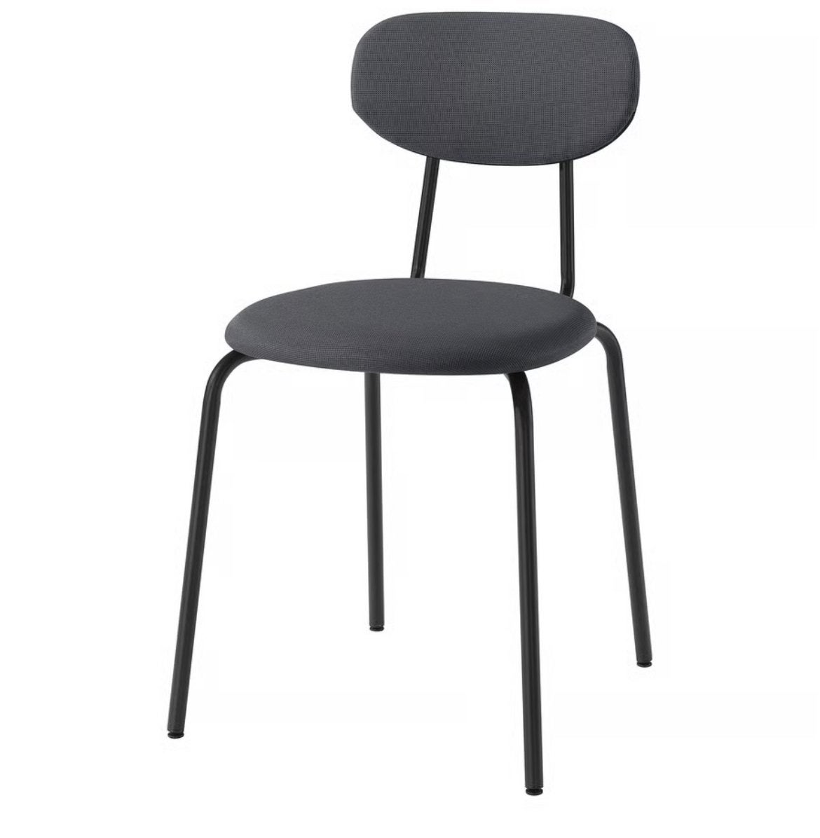 2x IKEA SANDSBERG Eetkamerstoel (dark grey), Huis en Inrichting, Stoelen, Ophalen, Zo goed als nieuw, Zwart, Twee