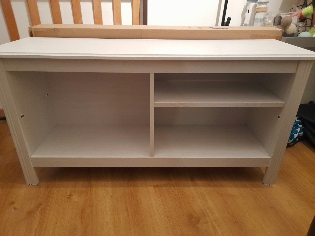 Meuble Tv Blanc, Meuble sur pied blanc, 25 à 50 cm, Moins de 100 cm, Comme neuf
