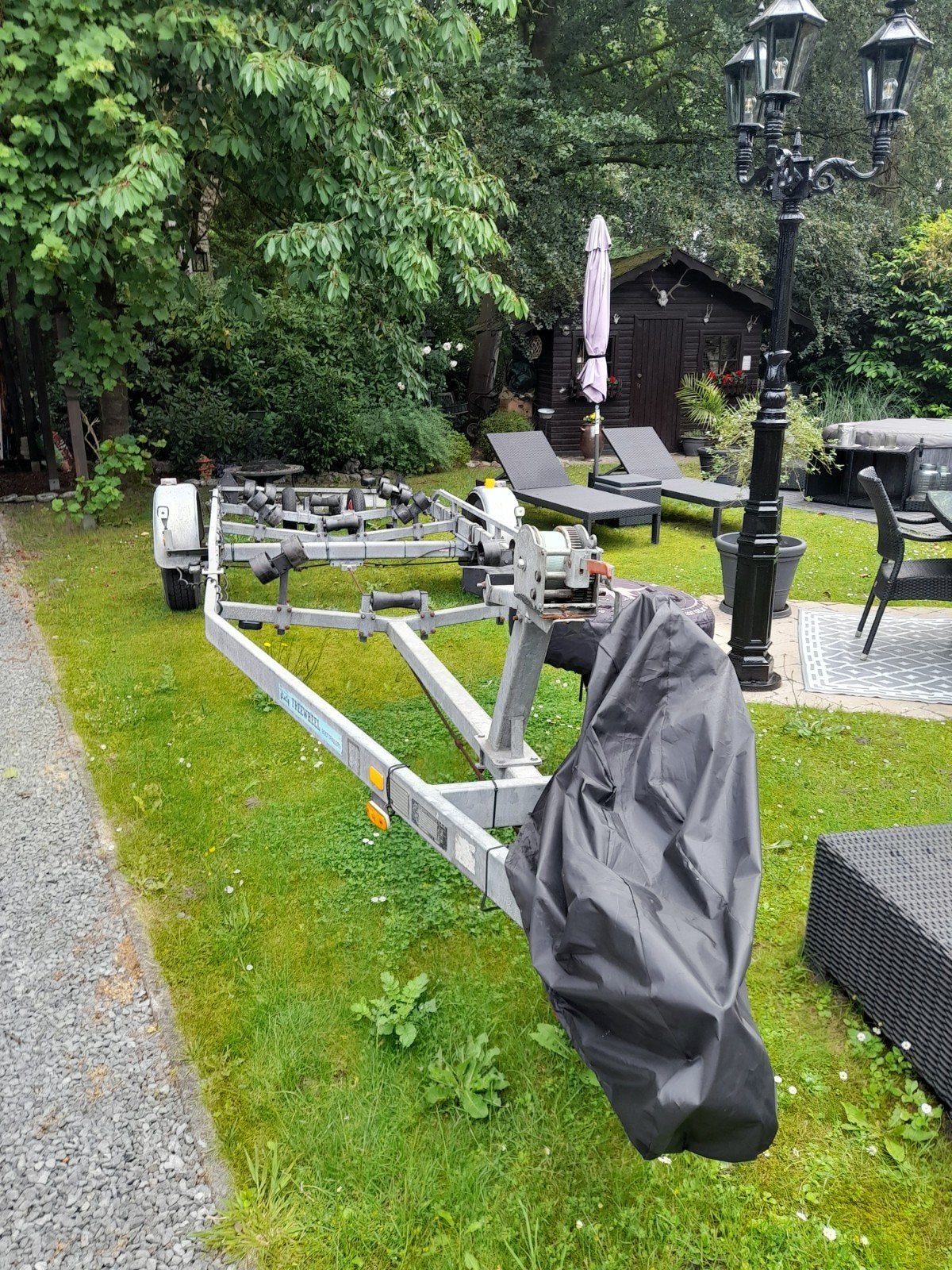 Boottrailer Freewheel as 1614kg, geremd, Sports nautiques & Bateaux, Remorques bateau, Enlèvement, Freinée