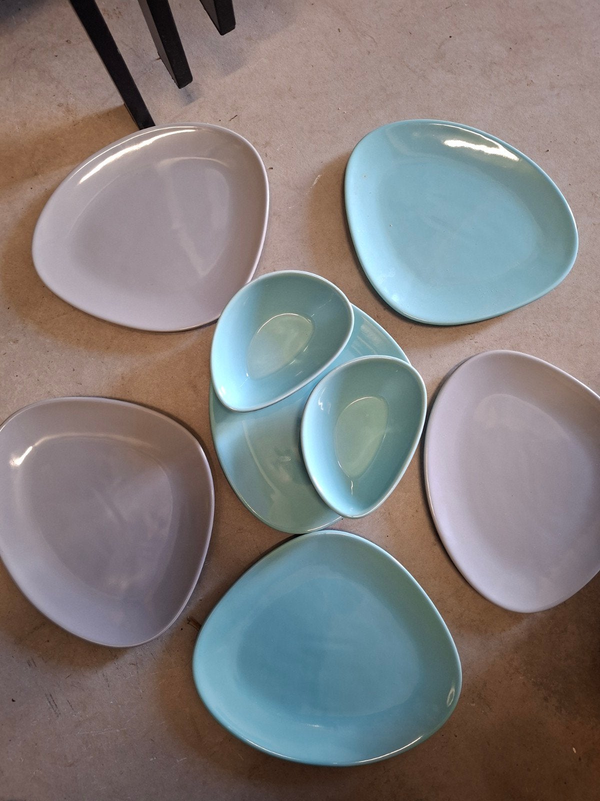 servies bruneau 6 borden 4 kommen, Ophalen