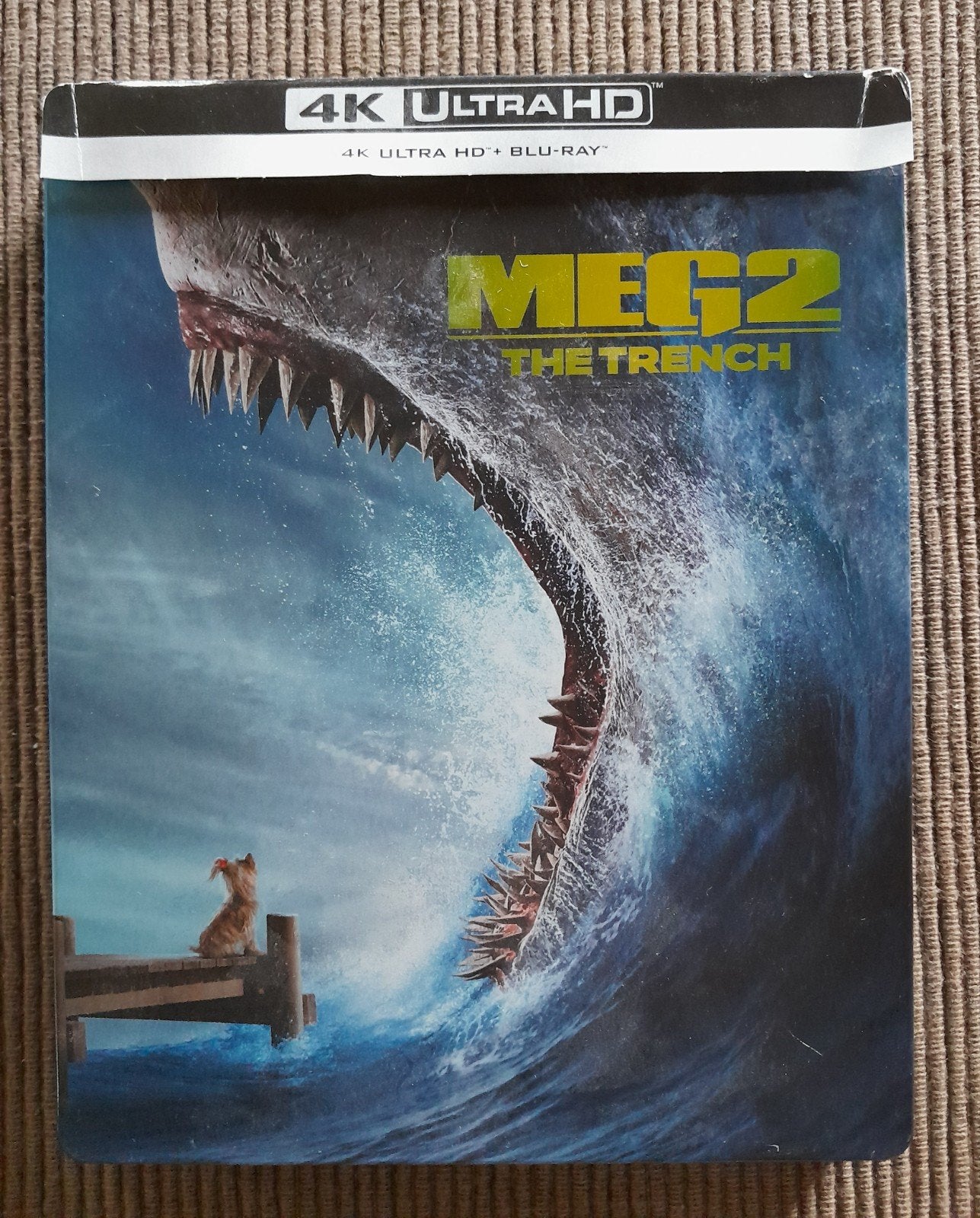 Meg 2 , the trench ( 4k steelcase) (nieuw), Cd's en Dvd's, Engels, Nederlands, Film, Ophalen of Verzenden