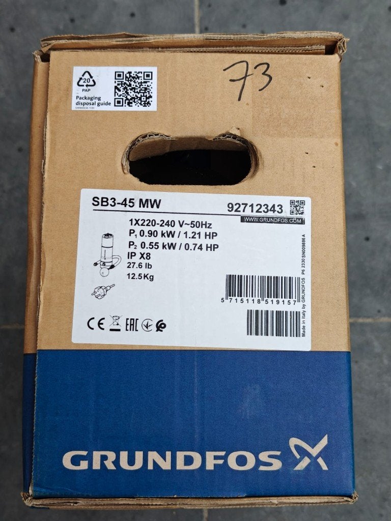 Pompen vergruizers boilers Vaillant Grundfos Bulex, Enlèvement, Neuf