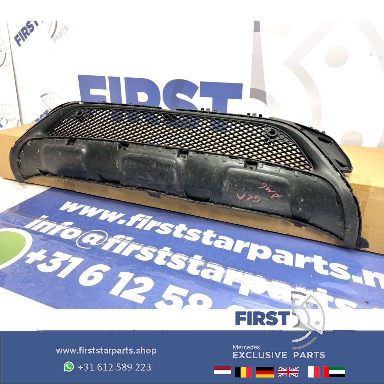 W156 X156 GLA KLASSE AMG BUMPER ROOSTER VOORBUMPER MIDDEN RO, Gebruikt, -, Ophalen of Verzenden, -