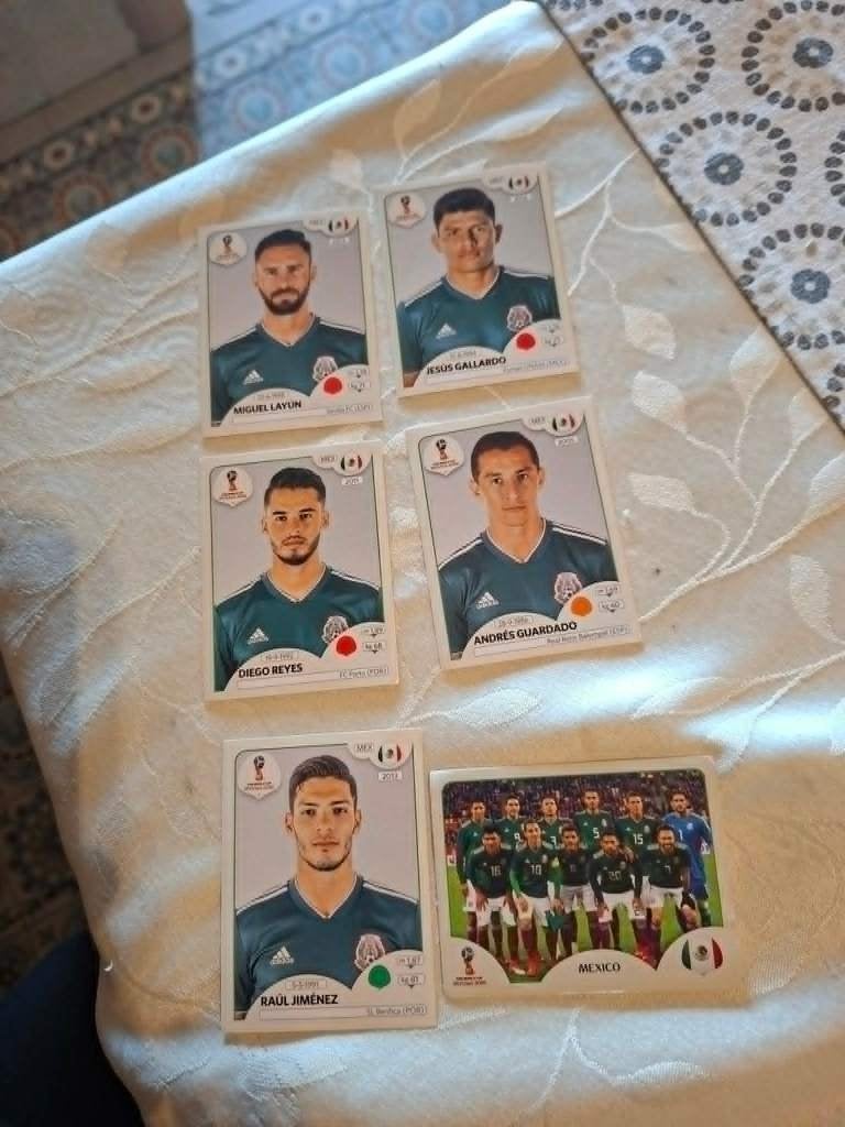 Panini/6 stickers/Mexico/FIFA World Cup 2018, Collections, Enlèvement ou Envoi, Neuf, Affiche, Image ou Autocollant