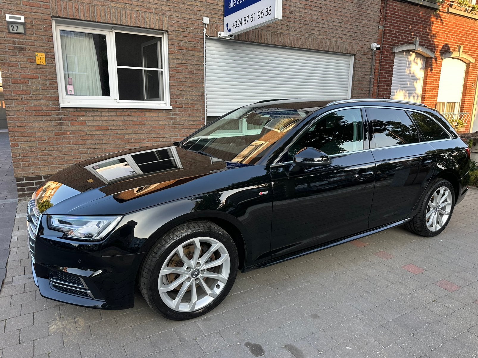 Audi A4 2.0tdi Automaat S-line! Nieuwstaat* Airco* Garantie!, Auto's, Testrit aan huis, Stof, A4, Zwart