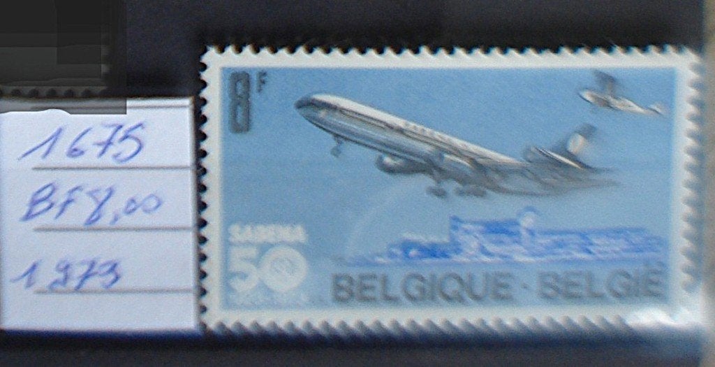 Belgique  1675    **/mnh, Neuf, Non oblitéré, Gomme originale, Aviation
