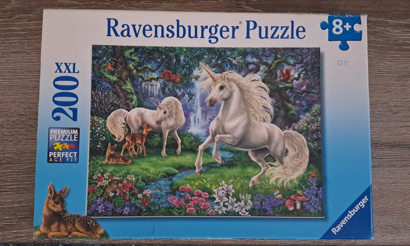 Puzzle des unicorn chevaux, Ravensburger, 200 pièces, Enlèvement ou Envoi