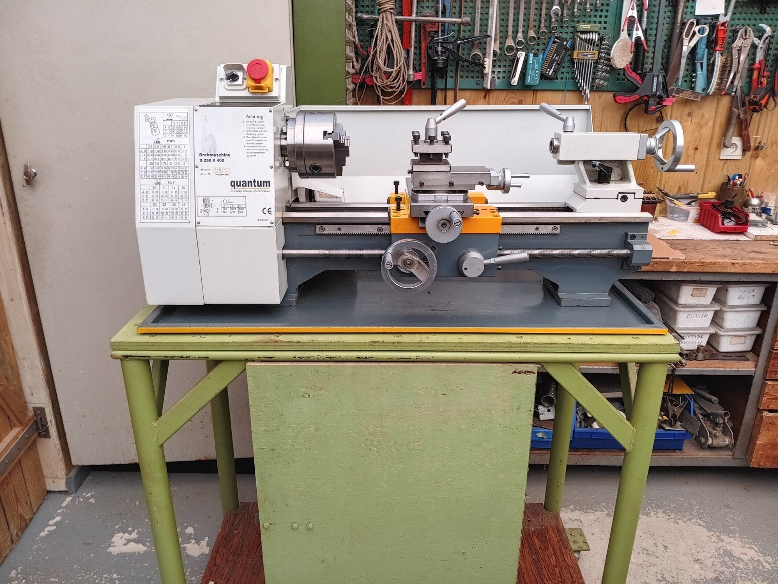 draaibank quantum D250x400, Ophalen