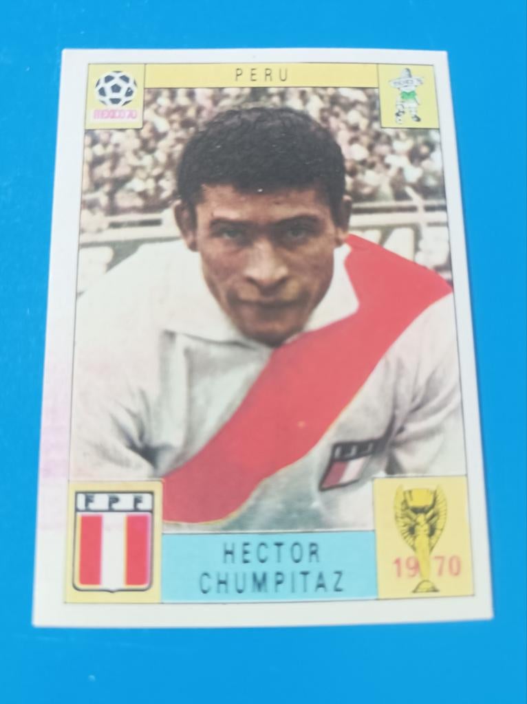 Panini Mexico 70, Peru Hector Chumpitaz, Ophalen of Verzenden