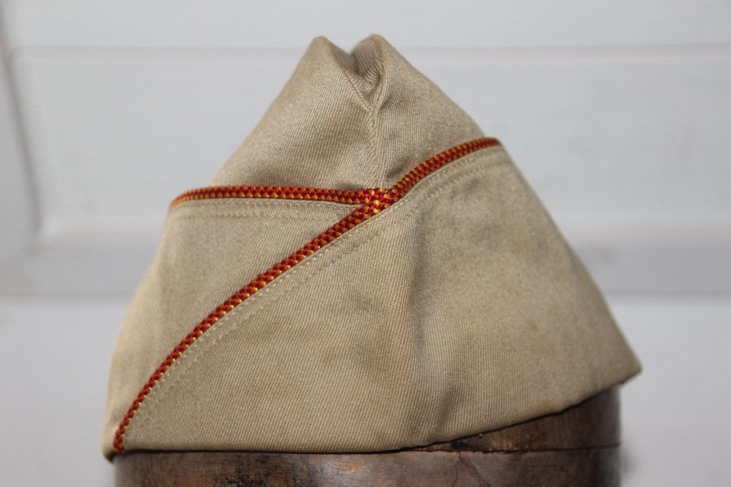 US WW2 Cap Garrison Chino  (transport ou ordonance), Collections, Objets militaires | Seconde Guerre mondiale, Envoi, Armée de terre