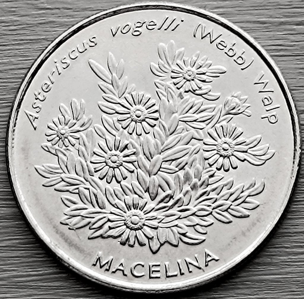 munt Kaap Verdie 50 escudos 1994 : Asteriscus vogelli, Ophalen of Verzenden
