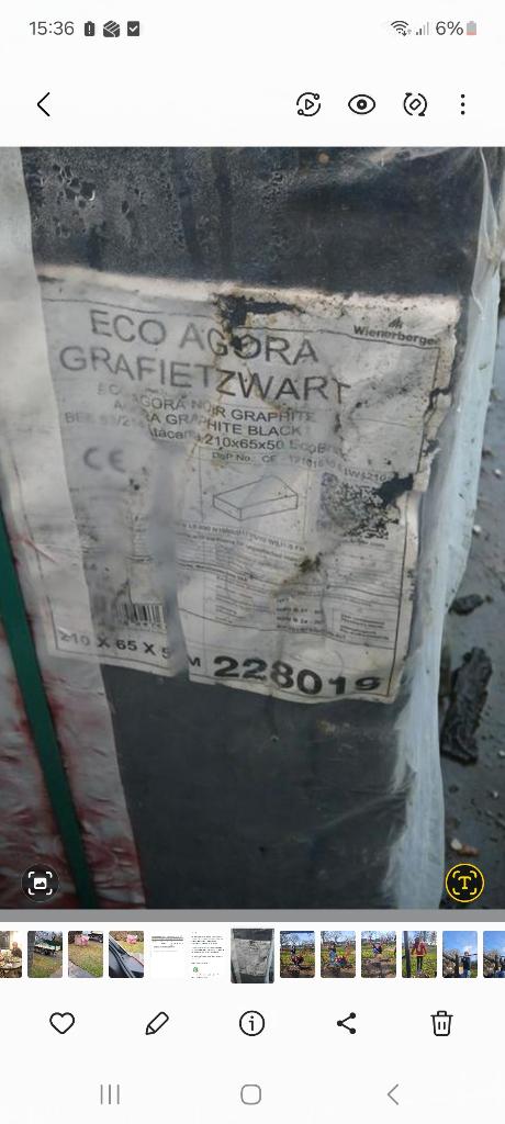 Agora grafietzwart, Ophalen, Nieuw