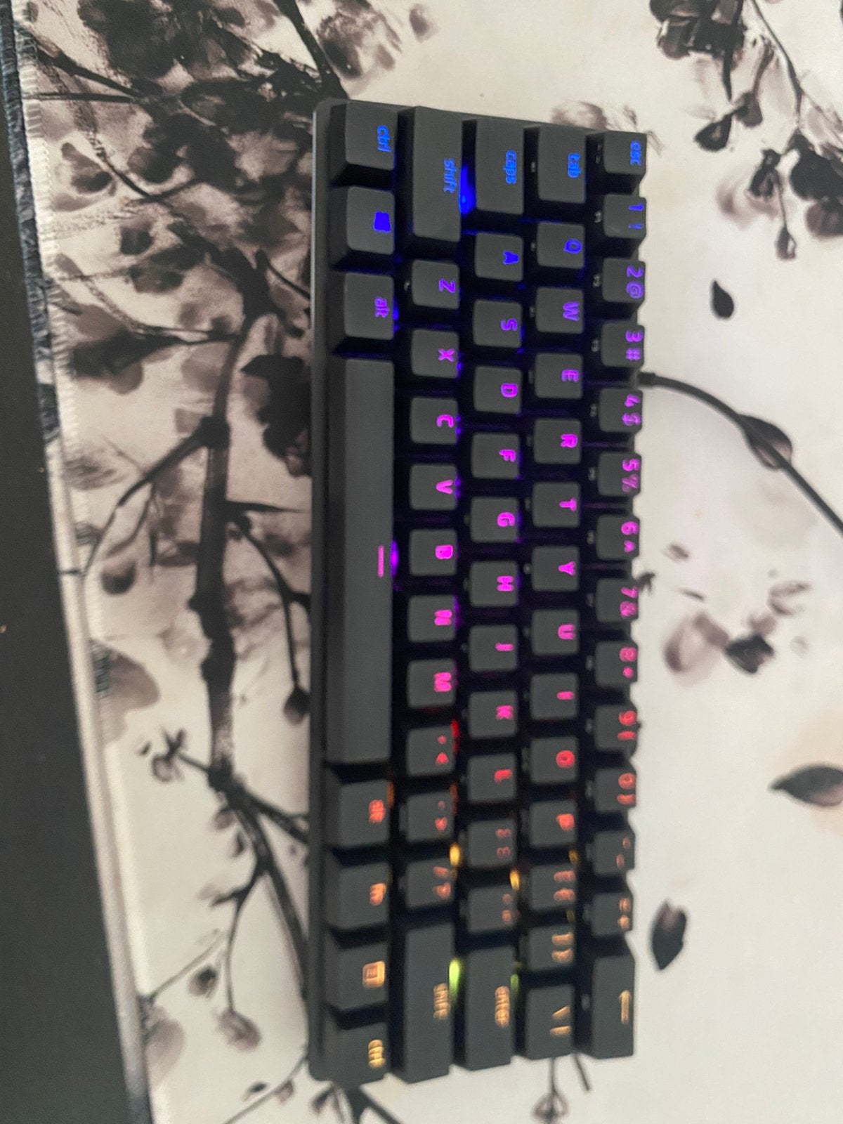 Razer Huntsman Mini 60 % RGB, Informatique & Logiciels, Enlèvement ou Envoi, Qwerty, Filaire, Clavier gamer