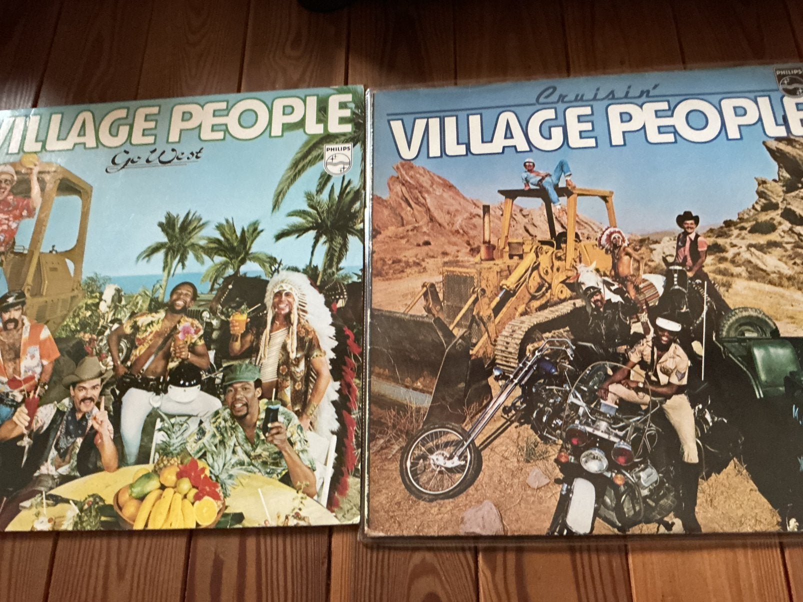 LP x 2 - Village People, Ophalen of Verzenden