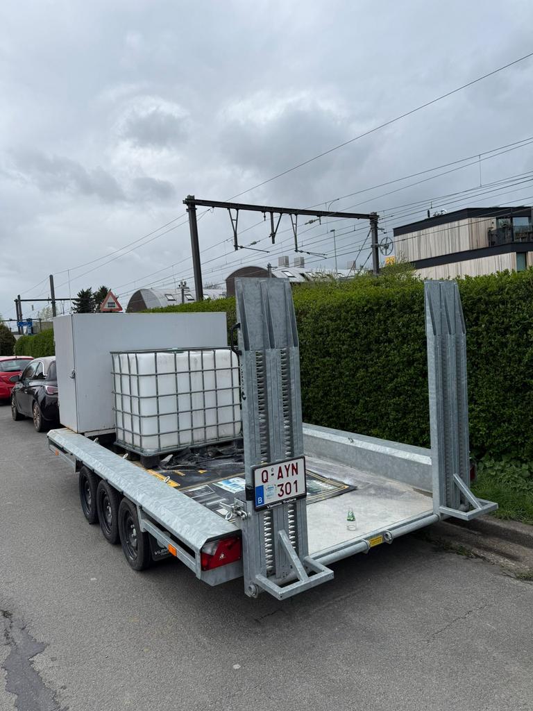 Vlemmix machinetransporter, Autos : Divers, Remorques, Enlèvement, Comme neuf