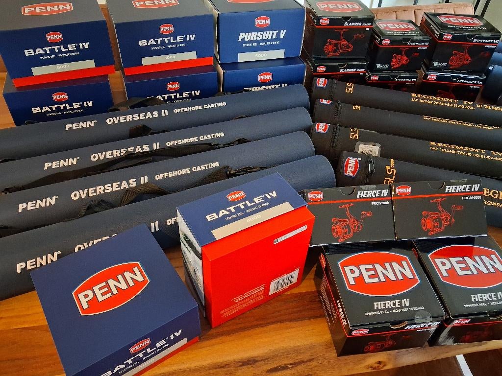 PENN Molens/Reishengels...diverse modellen/types...Nieuw!, Ophalen of Verzenden, Nieuw, Molen