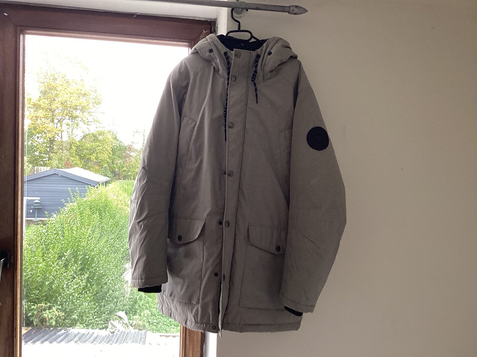 Parka d'hiver Jack & Jones Homme XXL – Gris Clair Chiné, Enlèvement ou Envoi, Comme neuf, Beige