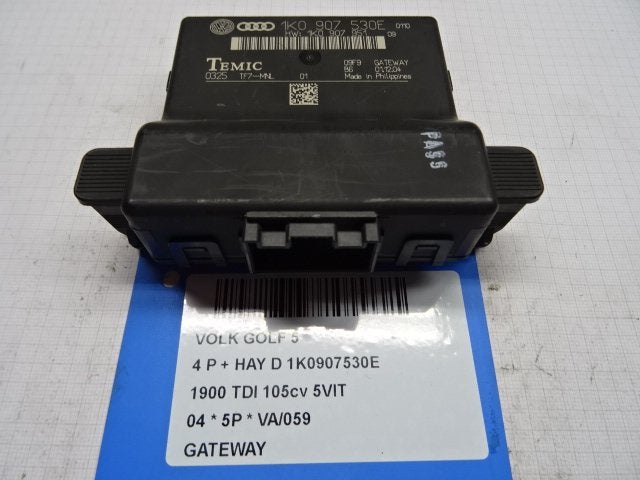 GATEWAY MODULE Volkswagen Golf V (1K1) (1K0907530E), Gebruikt, Volkswagen, Volkswagen AG, Kundenbetreuung@volkswagen.de