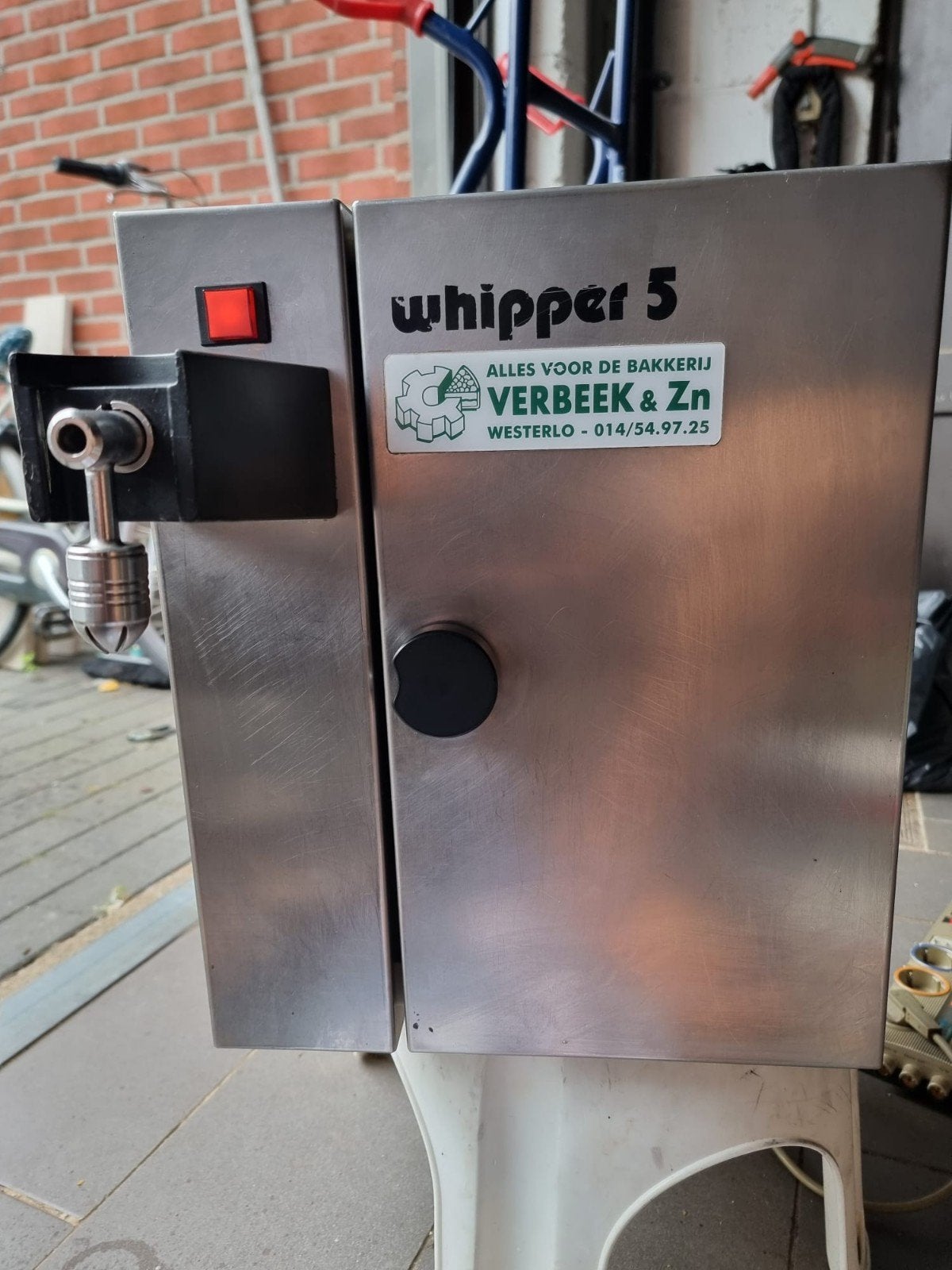 Ijsmachine WHIPPER 5, Enlèvement