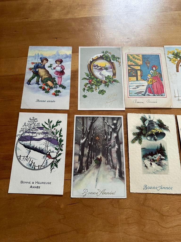 Nieuwjaarskaarten jaren ‘30 (Lot 1), Enlèvement ou Envoi