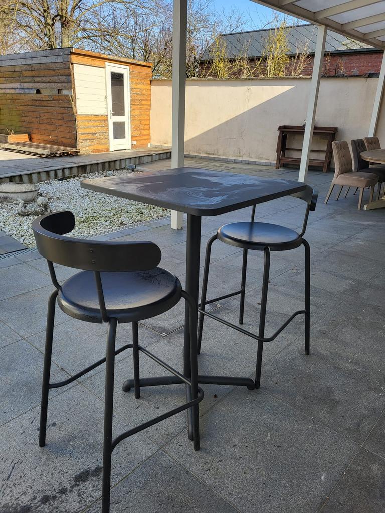 Hoge tafel, Huis en Inrichting, Tafels | Eettafels, Ophalen, Gebruikt