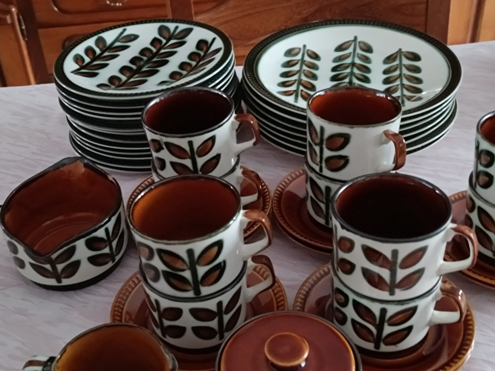 Boch servies, Ophalen
