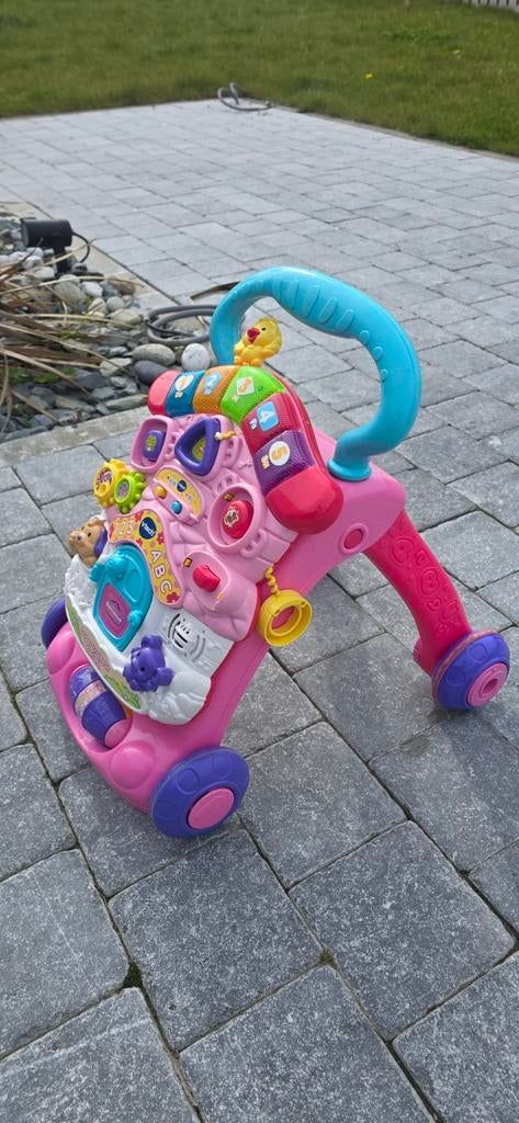 VTech Super Trotteur Parlant Rose – Éveil bébé 9-36 mois, Enlèvement, Utilisé, 6 mois à 2 ans