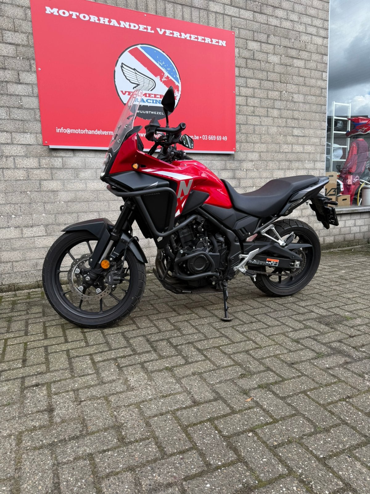Honda NX500, 2 cilinders, Bedrijf, Toermotor, Minimaal motorrijbewijs A2