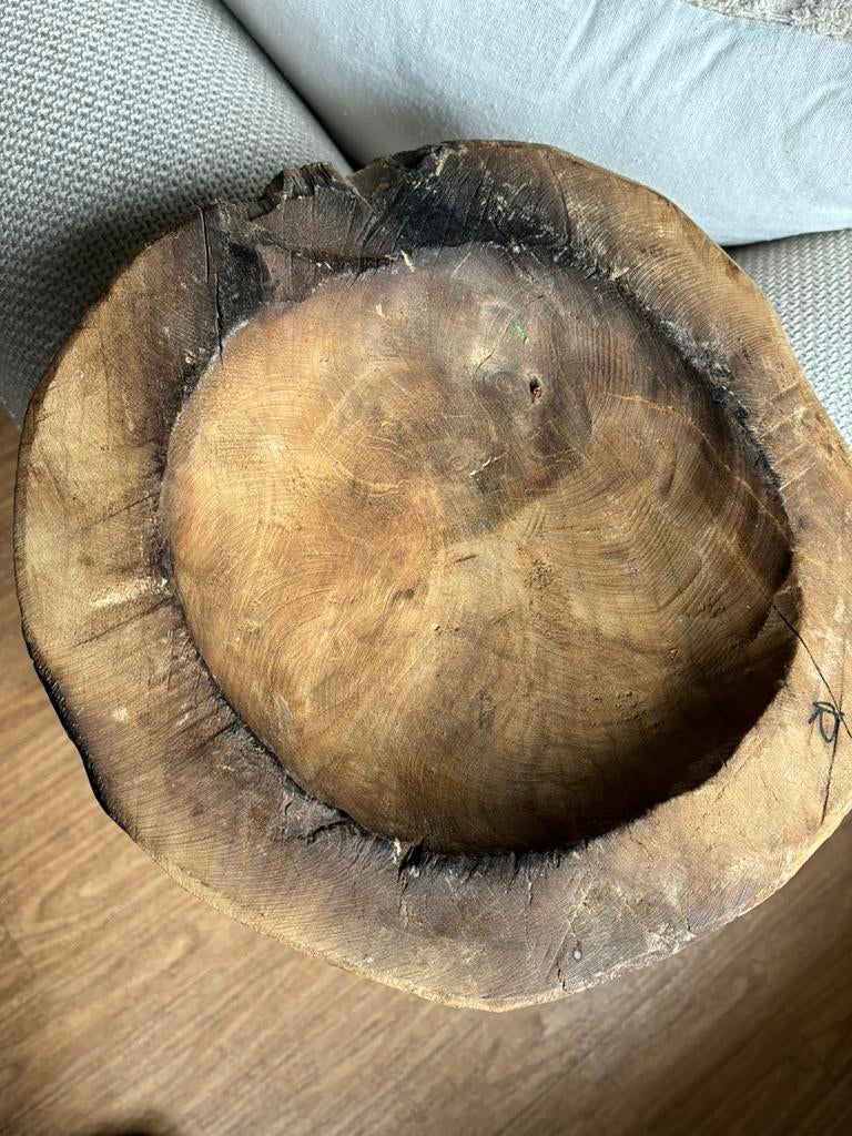 Houten (fruit/sleutel) schaal. In goede staat, Ophalen of Verzenden, Zo goed als nieuw, Schaal