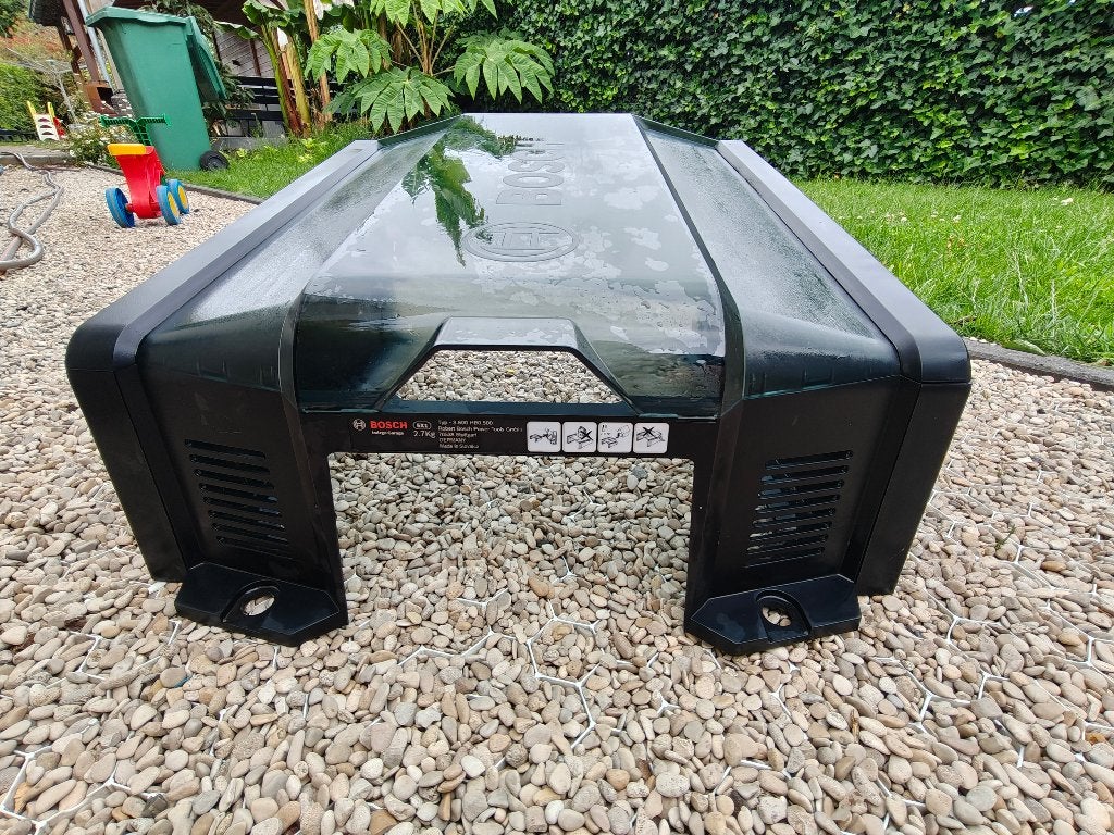 Bosch garage robotmaaier Indego 300/350/400, Tuin en Terras, Robotmaaiers, Nieuw, Meer dan 25 cm, Ophalen