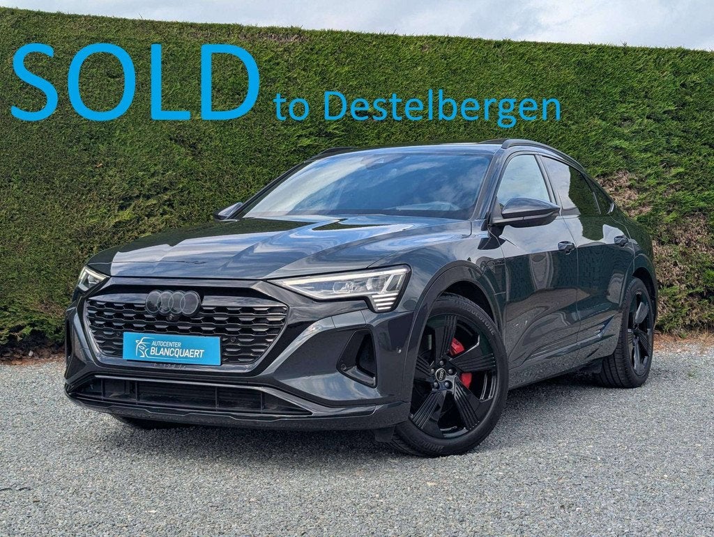 Audi Q8 e-tron ! verkocht ! - B&O- gekoelde zetels -114 kWh, Auto's, Automaat, Gebruikt, 408 pk, Q8 e-tron