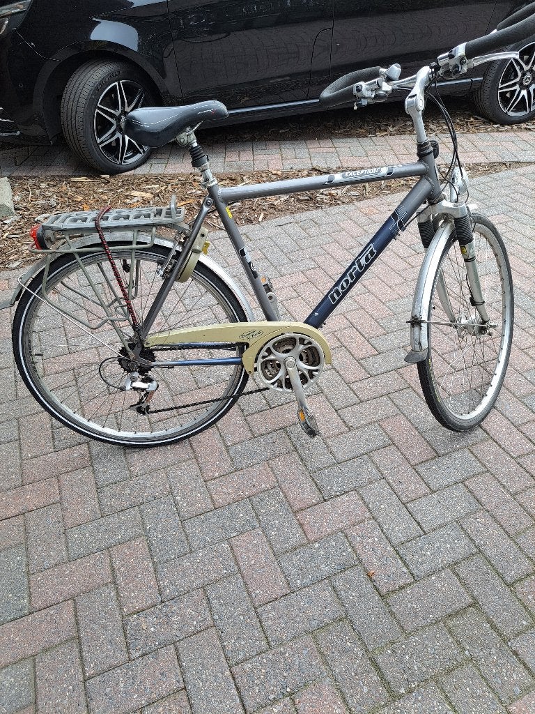 Herenfiets, Fietsen en Brommers, Ophalen, Gebruikt, Velgrem
