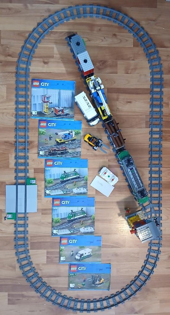 lego goederentrein 60198 compleet, City, Enlèvement ou Envoi, Lego, Ensemble complet