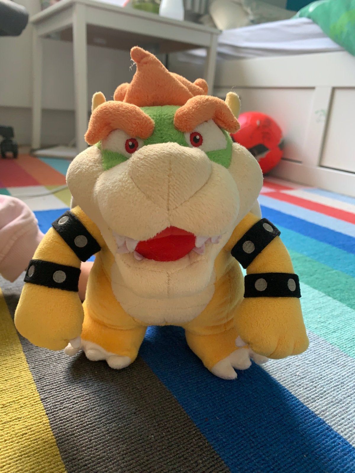 Bowser teddy beertje 26cm, Kinderen en Baby's, Speelgoed | Knuffels en Pluche, Ophalen, Overige merken, Zo goed als nieuw, Middelgroot (20 tot 80 cm)