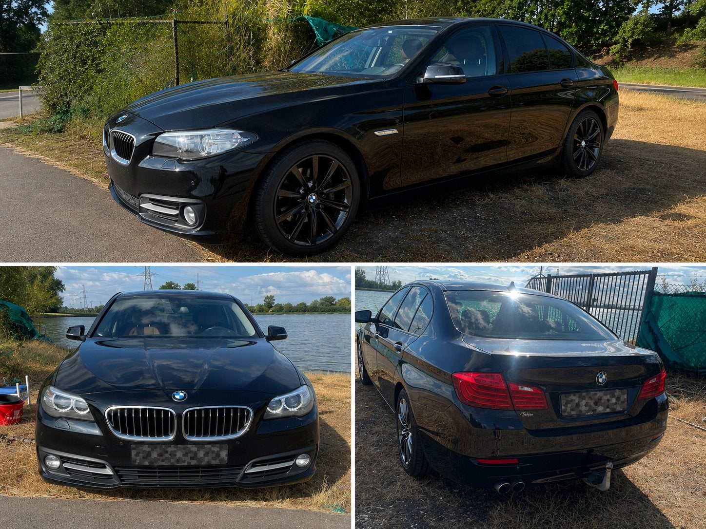 Bmw 520, Automaat, Euro 6, Zwart, Diesel