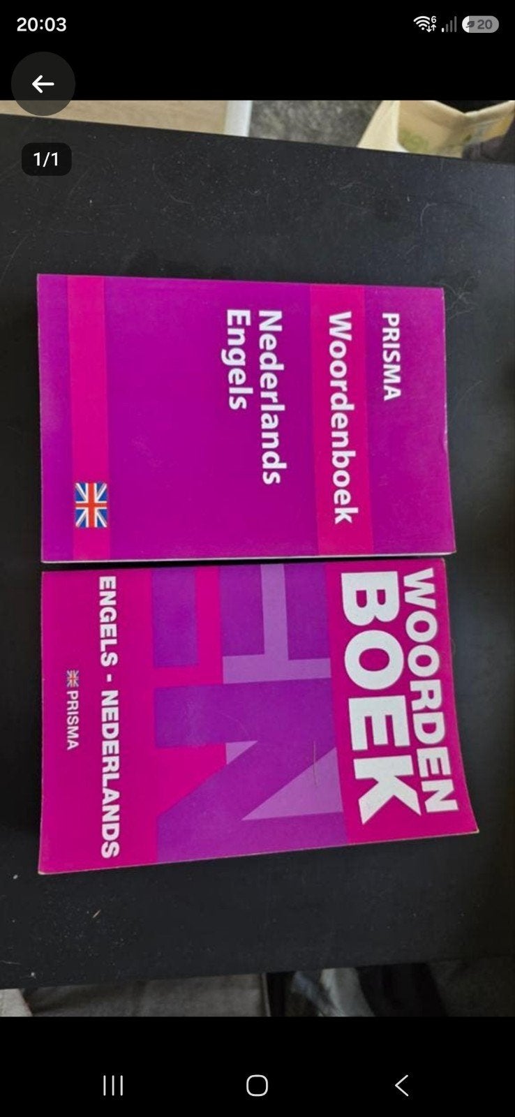 woordenboek engels nederlands en andersom, Boeken, Ophalen, Engels