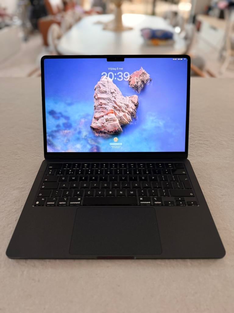 MacBook Air - M2, 2022 8GB - 13.6” - QWERTY, Computers en Software, Ophalen, Zo goed als nieuw, MacBook