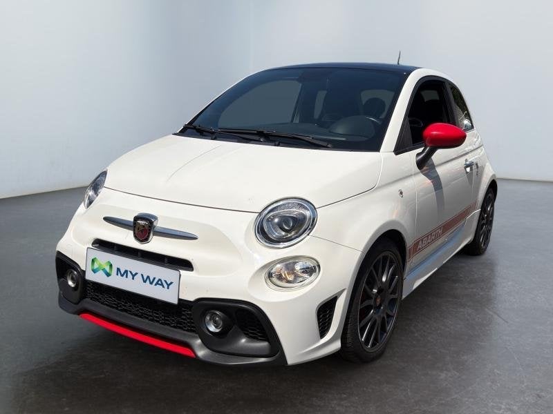 Abarth 595 595 | 1.4 t-jet 135cv | GPS | Clim | Capteurs Ar, 135 pk, Wit, Bedrijf, https://public.car-pass.be/vhr/373ded08-bc0d-4f11-a973-ab524c0ce2b3