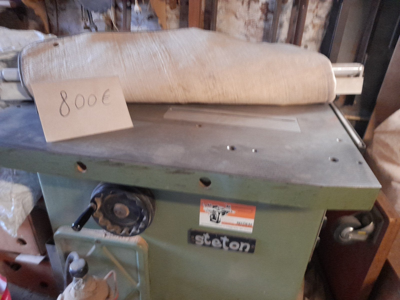 Topie zaag machine, Ophalen