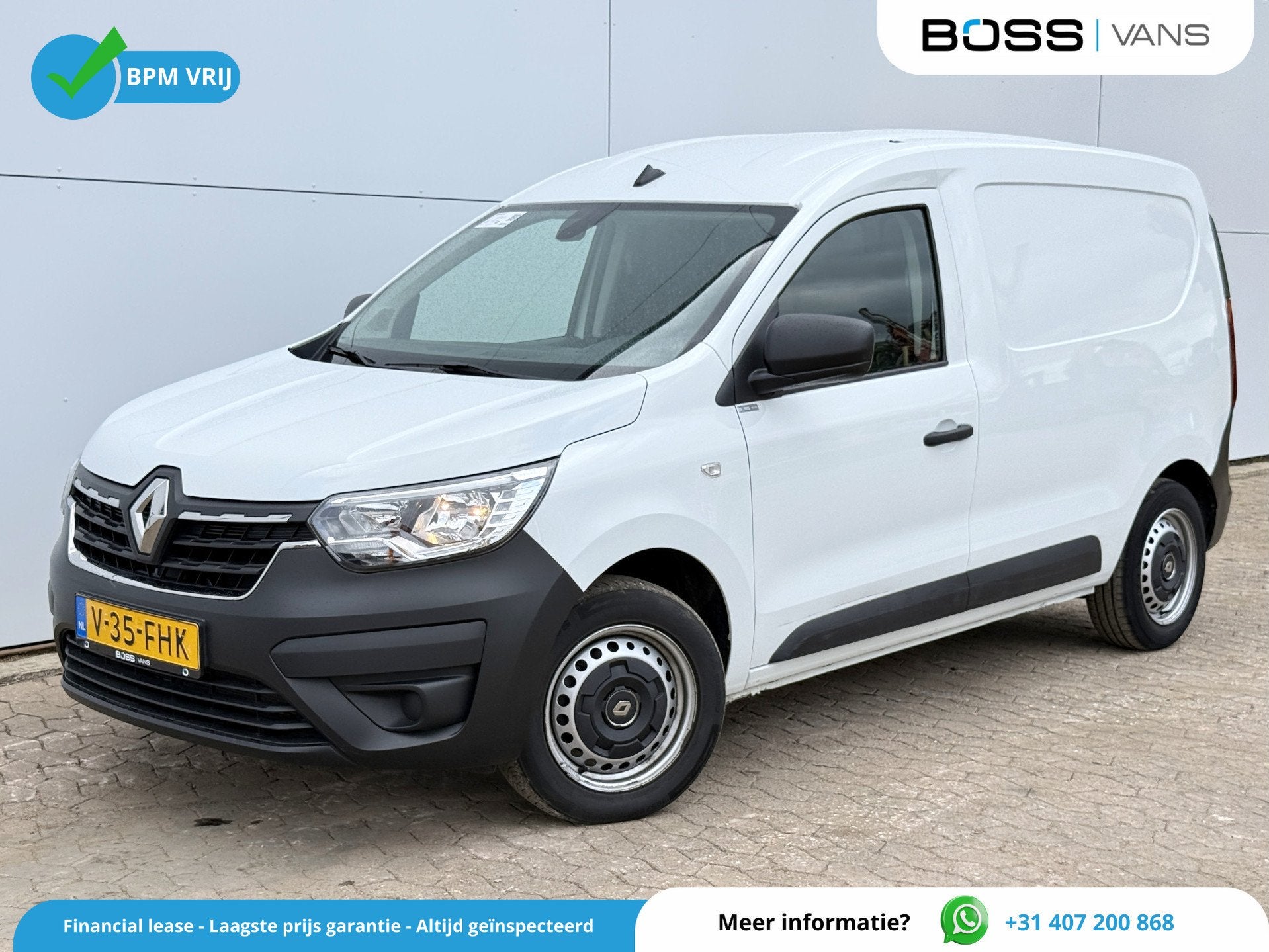 Renault Kangoo 1.5 Express dCi L1H1 Airco Cruise control Par, Auto's, Voorwielaandrijving, Stof, Zwart, 4 cilinders