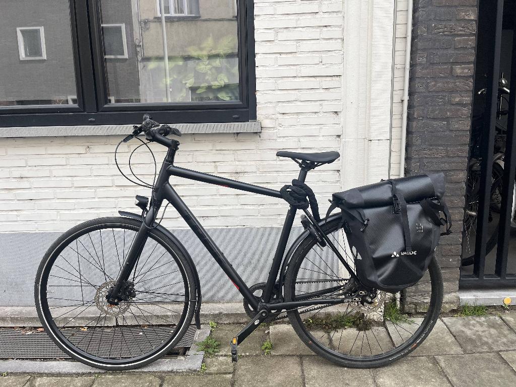 Herenfiets Trek L500, Fietsen en Brommers, Ophalen, Zo goed als nieuw, Schijfrem, Overige merken