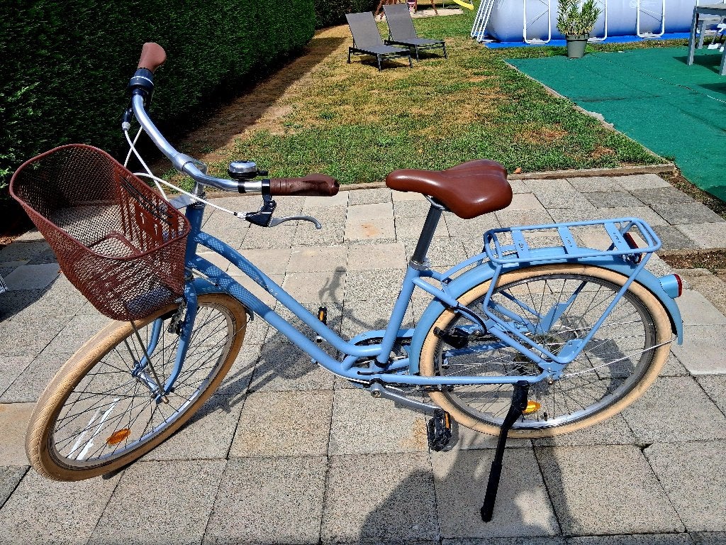 Prachtige meisjesfiets 9-12jaar (24 inch), Ophalen, 24 inch, Velgrem, B-TWIN