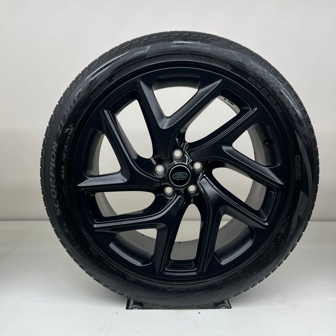 Land Rover Range Rover Sport - 22 inch - zomerbanden, Gebruikt, 285 mm, Banden en Velgen, Overige maten