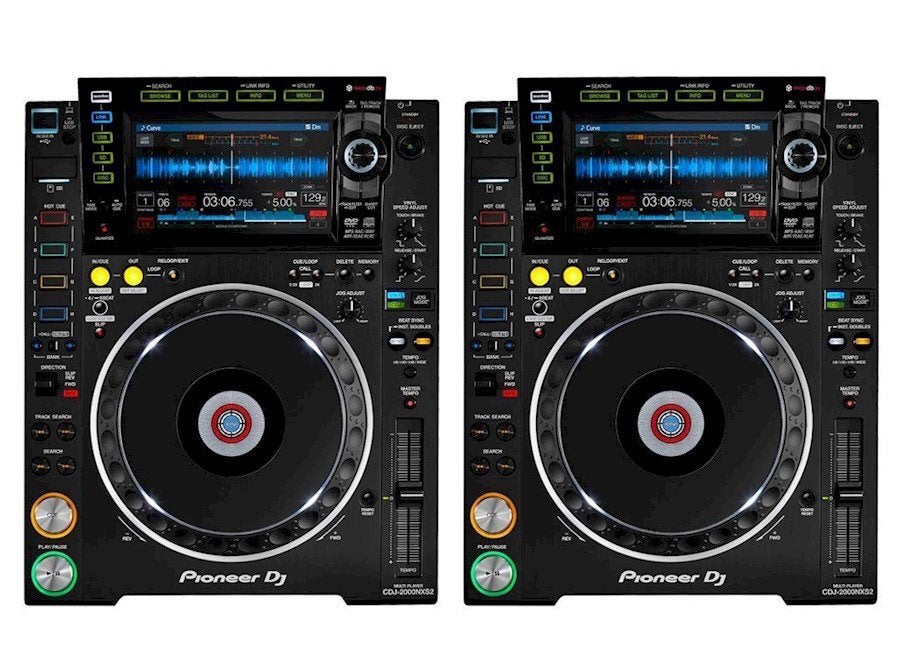 Set 2 Pioneer DJ CDJ2000NXS2 CDJ 2000 NXS2 2000NXS2 Nexus 2, Enlèvement, Comme neuf, Platine, Pioneer