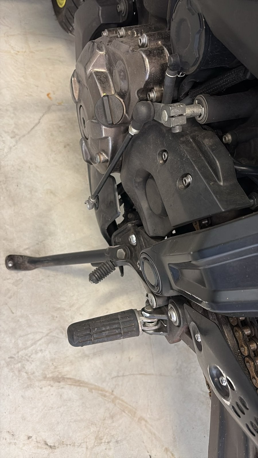 Yamaha MT07, Enlèvement, Utilisé