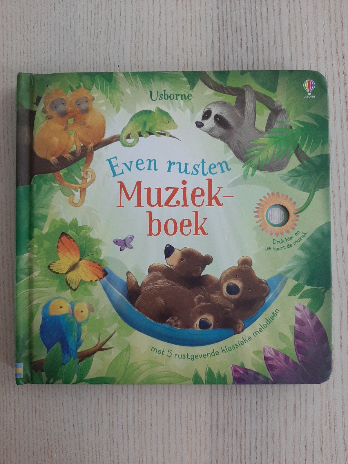 Even rusten  / Muziek-boek USBORNE, Enlèvement